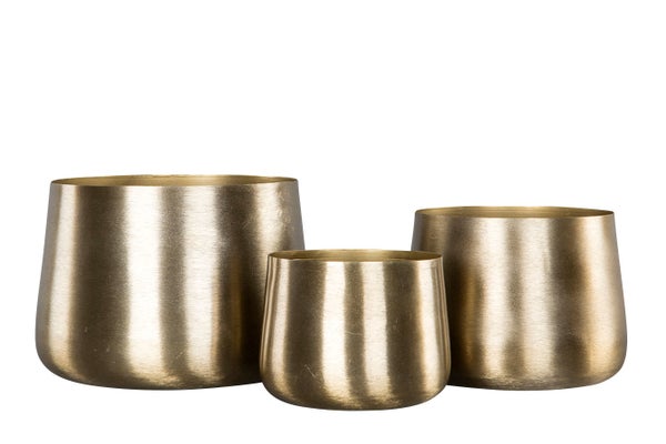 Ruukkusetti harjattu messinginv&auml;ri, 3 kpl setti