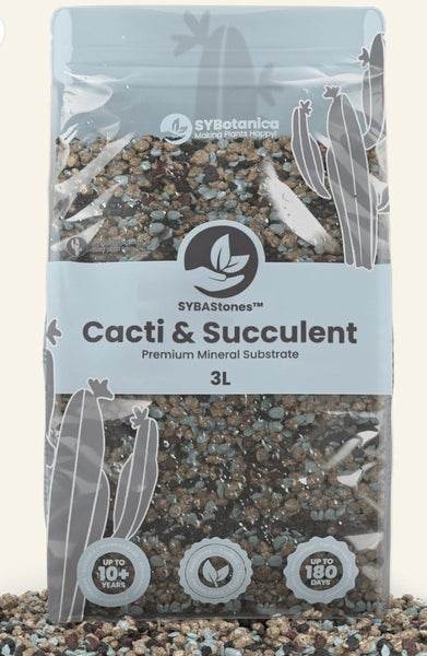 Kaktus ja mehikasvi mineraalikasvupohja, Cacti & succulent mineral mix