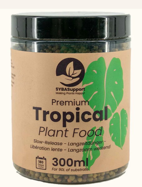 Trooppisten kasvien ravinne, hitaasti vapautuva, Sybotanica