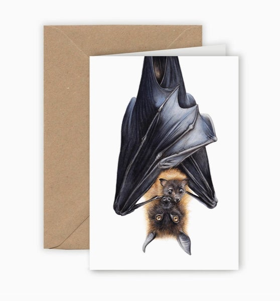 Kaksiosainen kortti, Lepakko ja poikanen