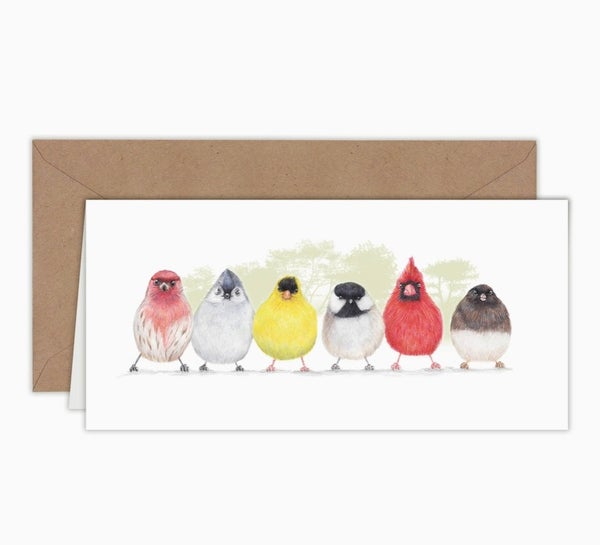 Kaksiosainen kortti, Lintujengi