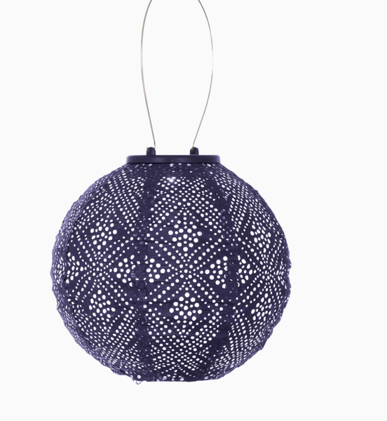 Aurinkokennolyhty Topaze round, pallo tumma lila / Future Dusk