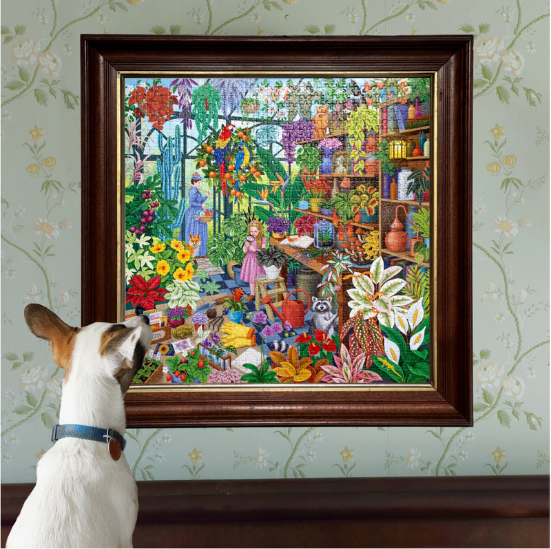 Palapelin voi vaikka kehyst&auml;&auml; sein&auml;lle tauluksi.