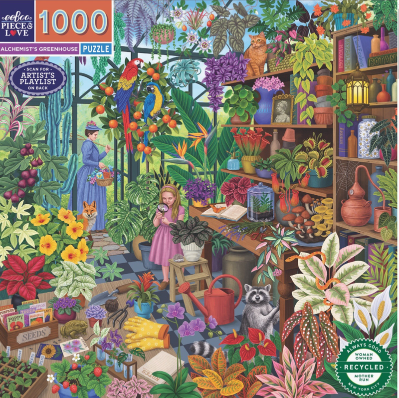 Palapeli 1000 palaa, Alchemist's greenhouse