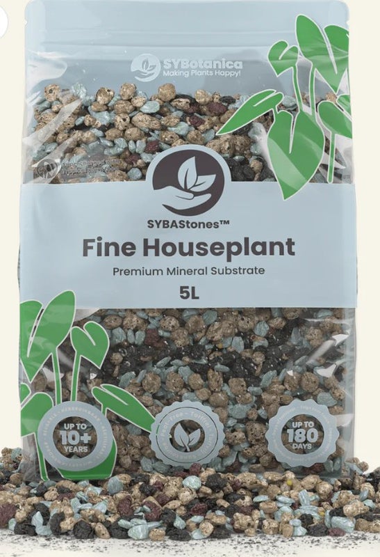 Huonekasvi mineraaliseos pienempi raekoko 4-8mm.