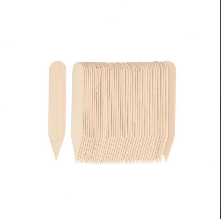 Koivuinen nimikyltti koko S on 10,5cm pitk&auml;.