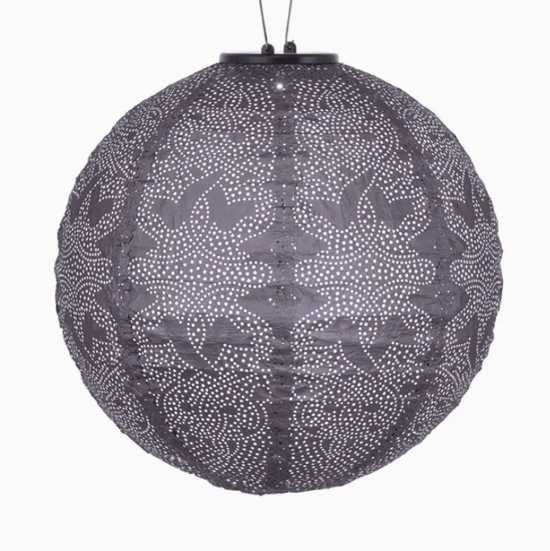 Aurinkokennolyhty Marrakesh py&ouml;re&auml; lila /mauve purple 30cm