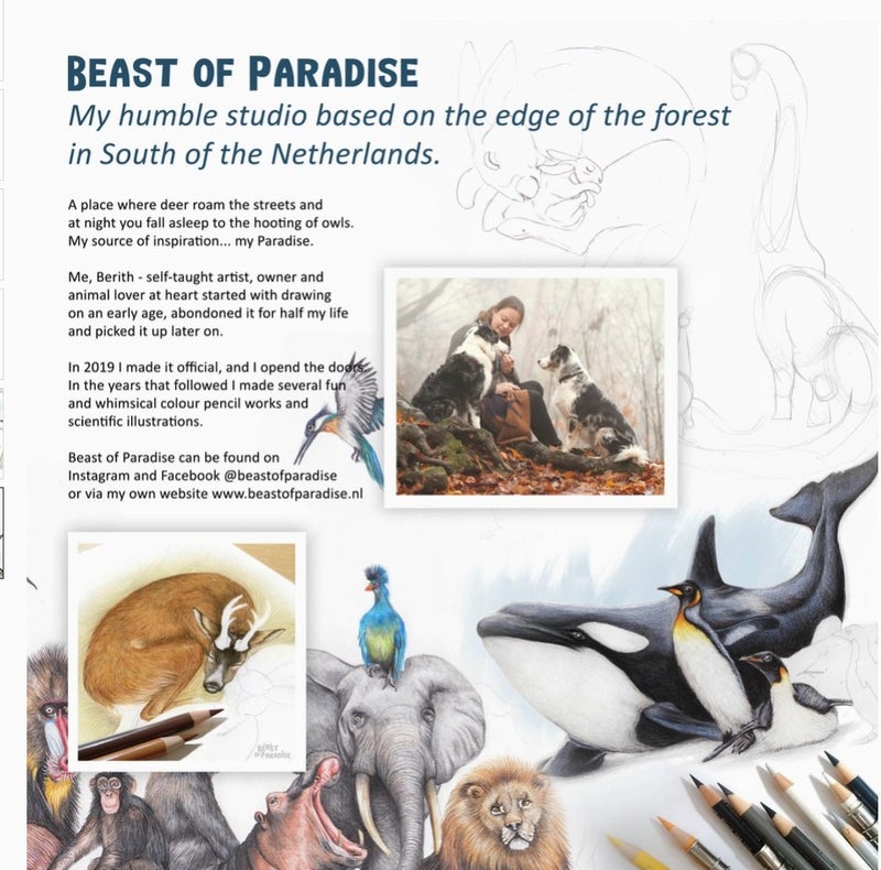 Kortin on kuvittanut Hollantilainen taiteilija