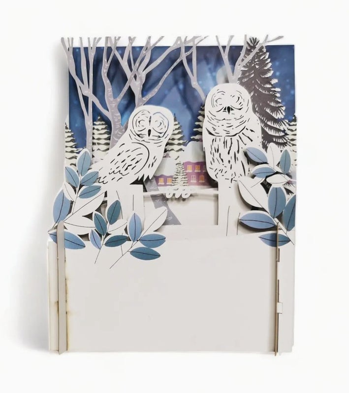 Joulu 3D Pop up -kortti P&ouml;ll&ouml;t